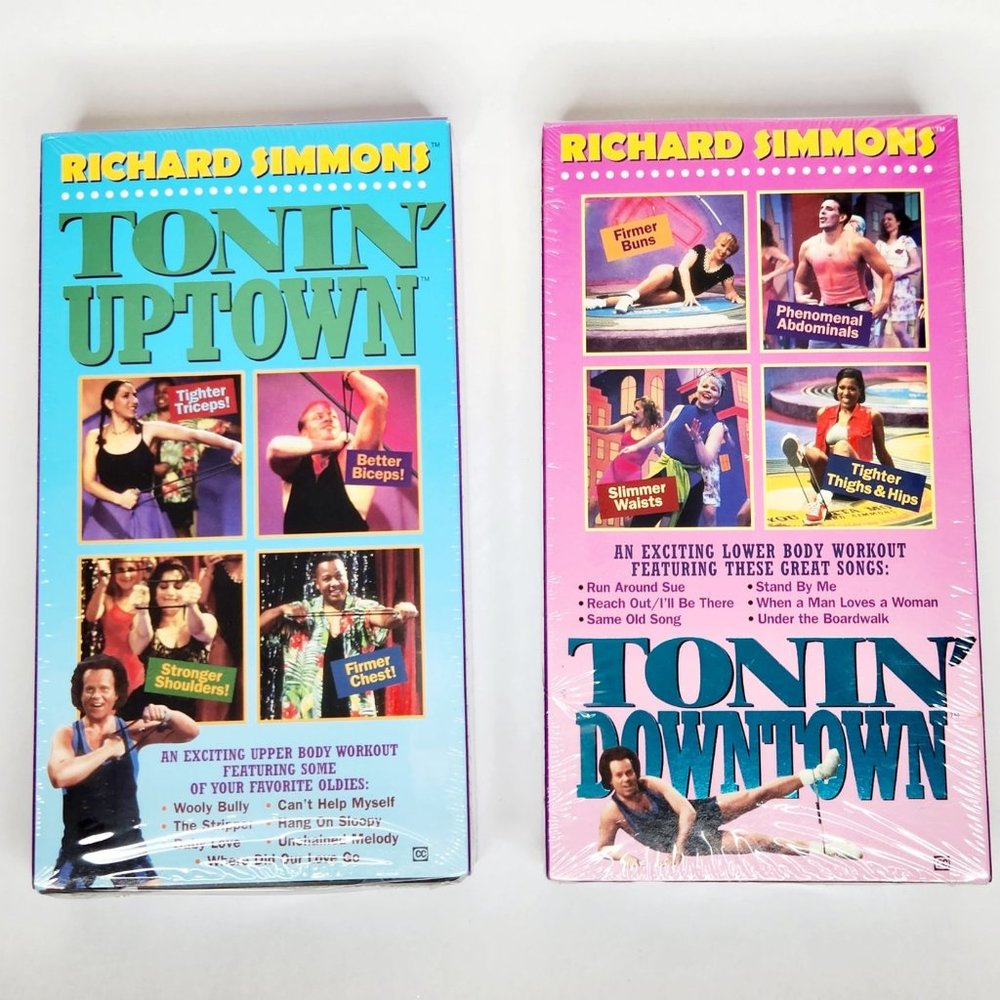 Vintage Richard Simmons Workout VHS Tapes Sealed